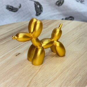 Gold Balloon Dog Sculpture - NWT